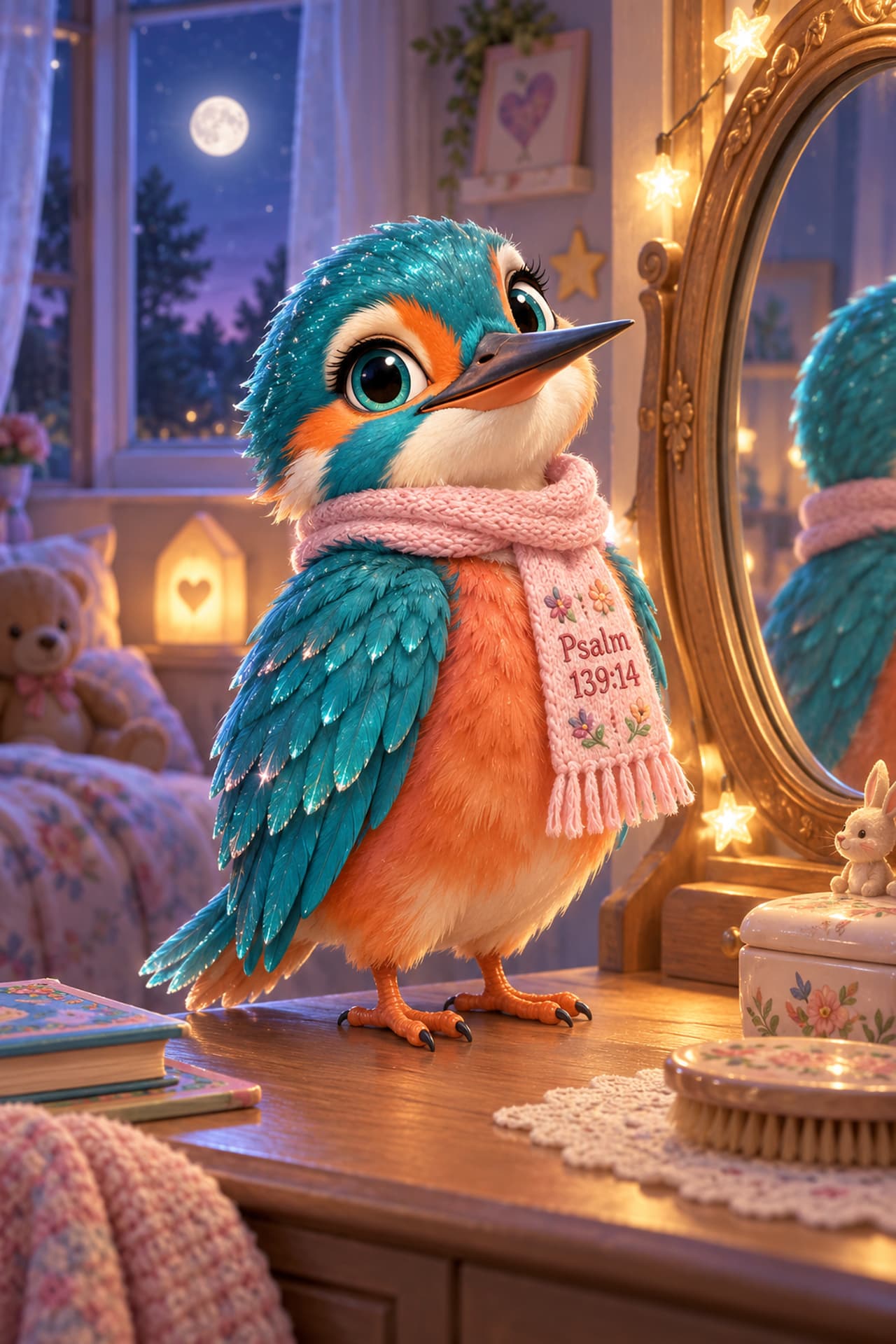 Marina, Turquoise Kingfisher
