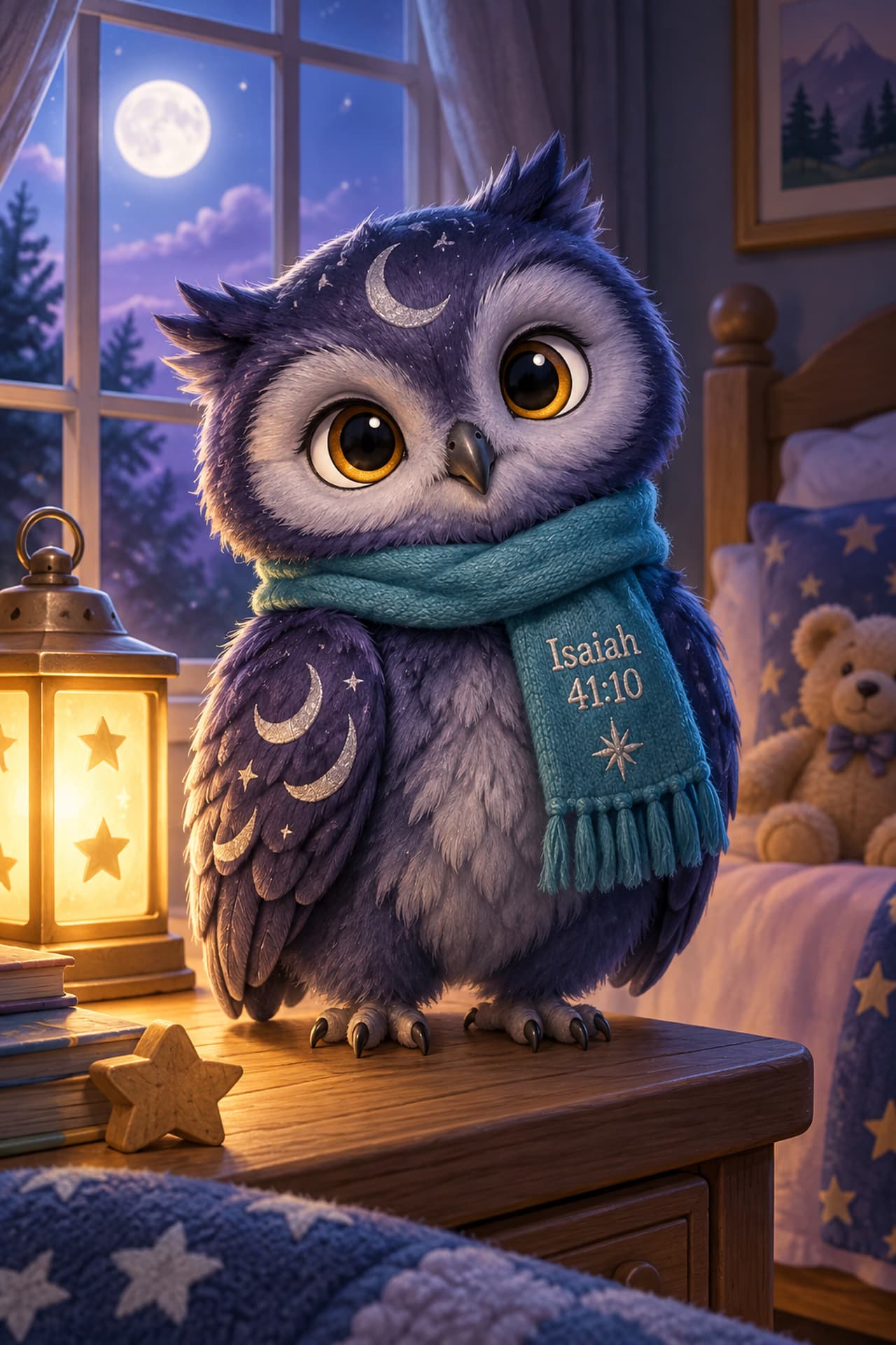 Sage, Indigo Owl